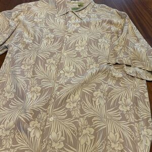 Izod XL Hawaiian Shirt/ Silk